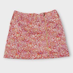 Sport Haley Skort Floral Golf Skirt Built-in Shorts Women’s Size 14